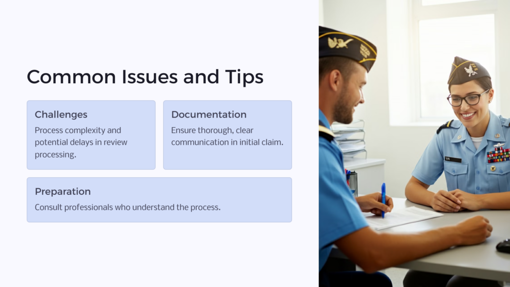 Higher Level Review Issues infographic