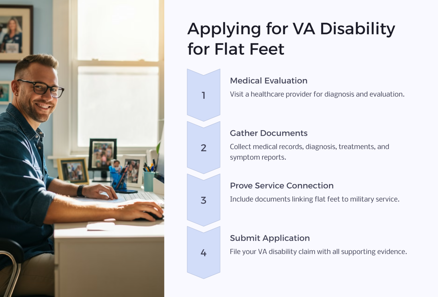 How To Get A VA Rating For Flat Feet Benefits We Make how-to-get-a-va-rating-for-flat-feet-benefits-we-make