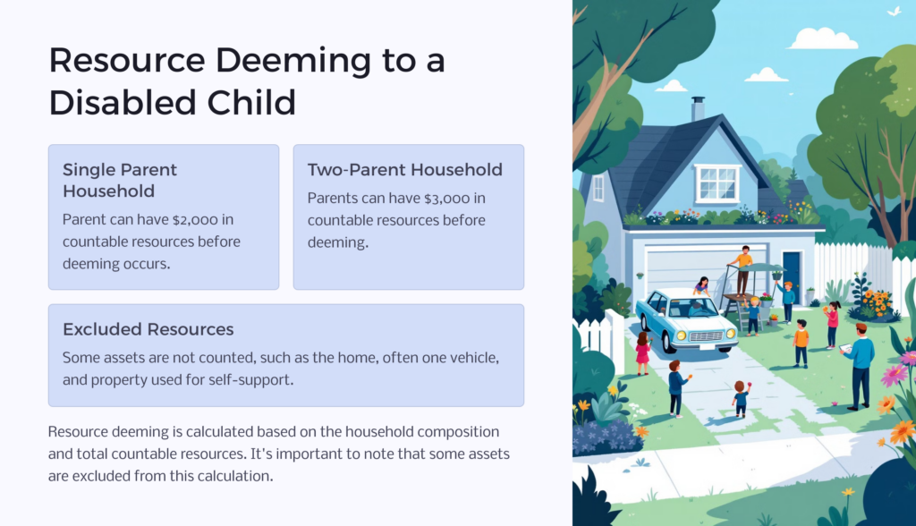 Deeming Resources to a Disabled Child infographic 