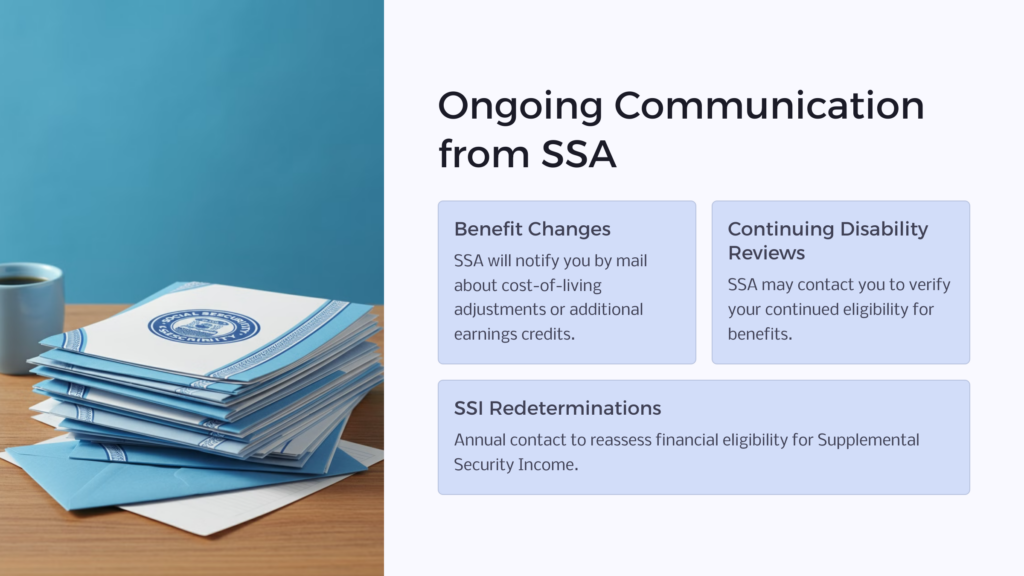 SSA Communication infographic