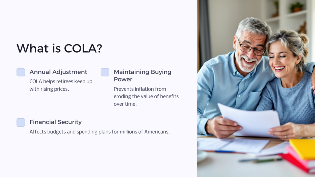 Cost-of-Living Adjustment infographic