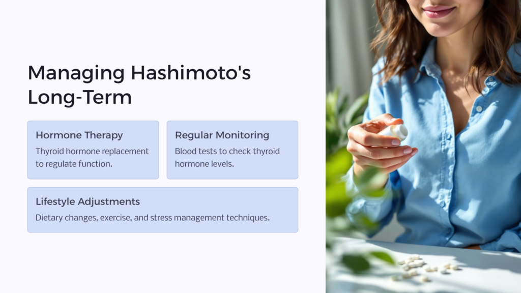 Managing Hashimoto Long Term infographic