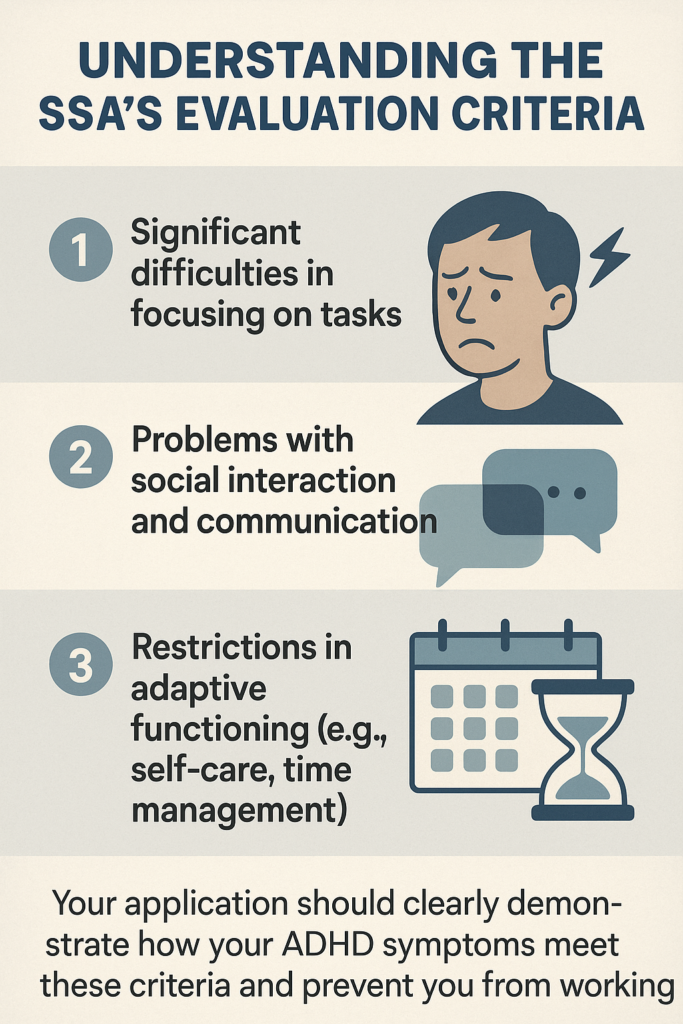 SSA Evaluation Criteria infographic
