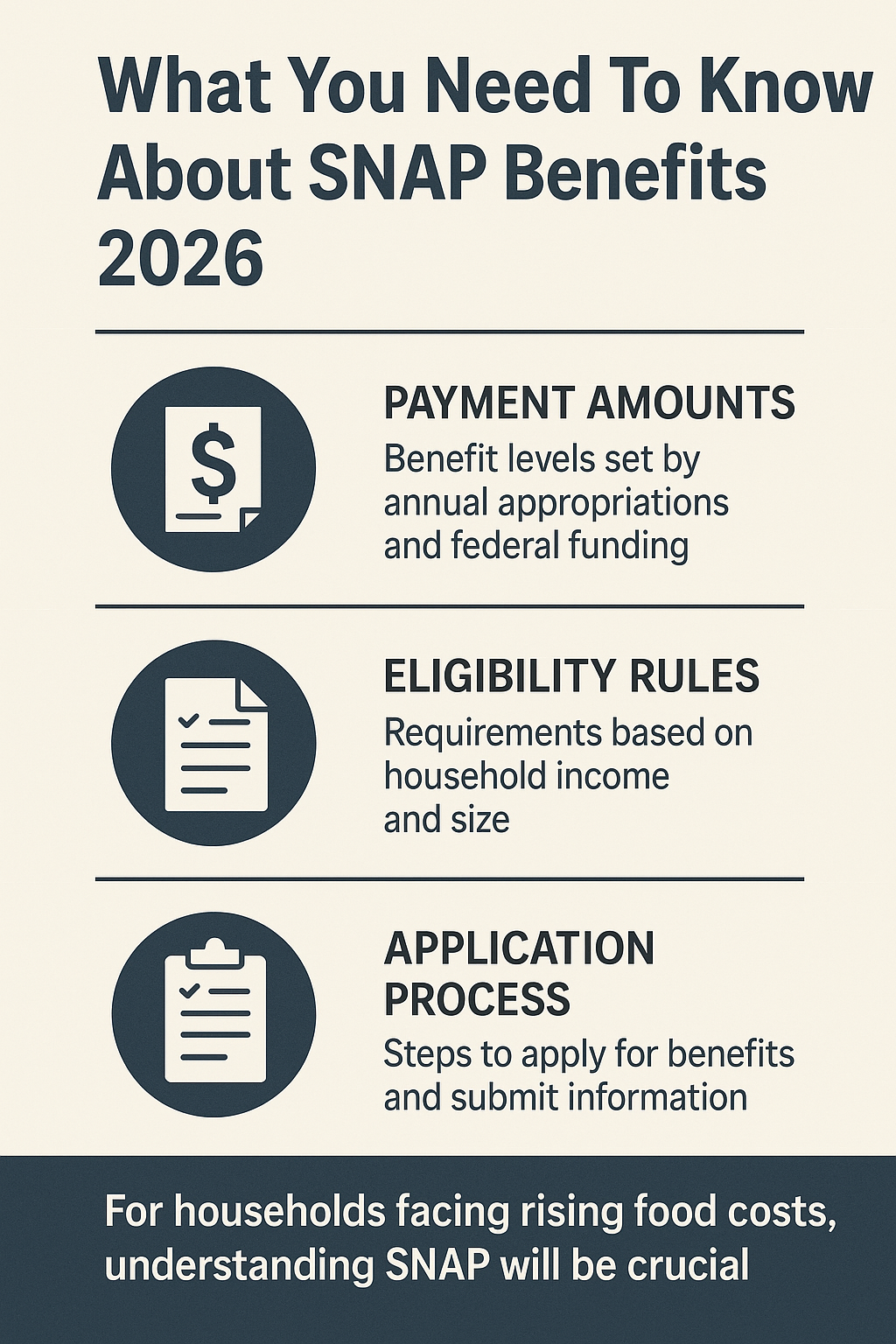 SNAP 2026 Benefits infographic