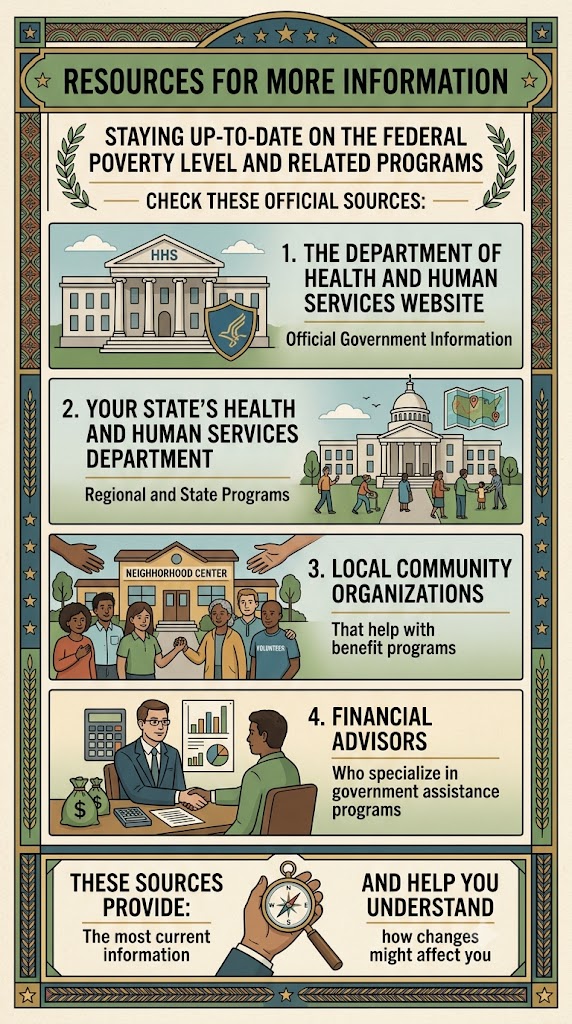 Federal Poverty Level Resources infographic