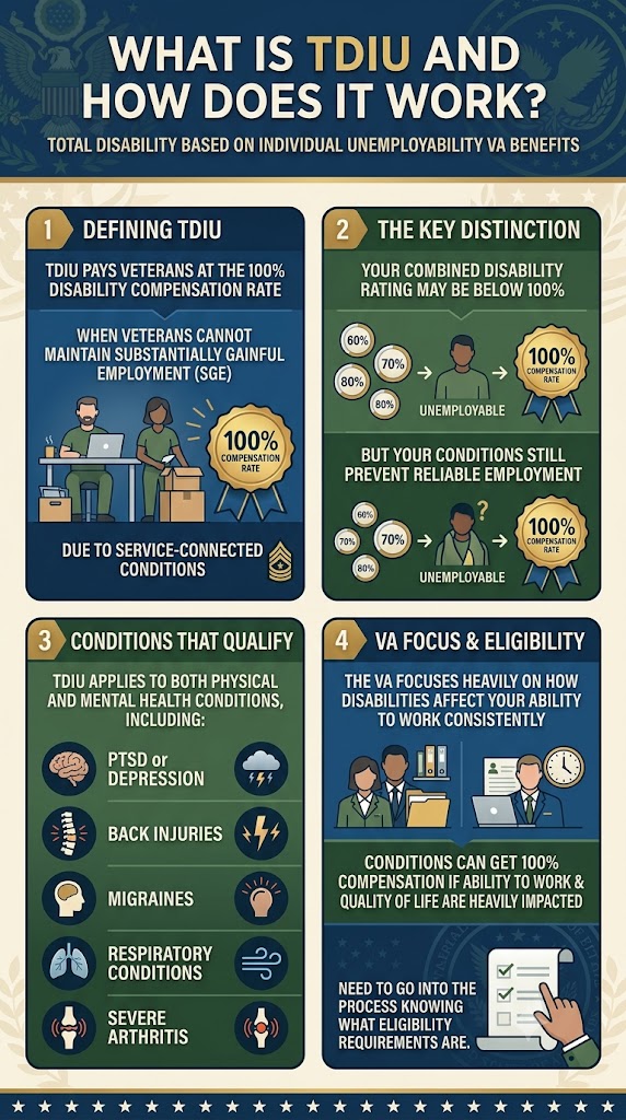 TDIU infographic